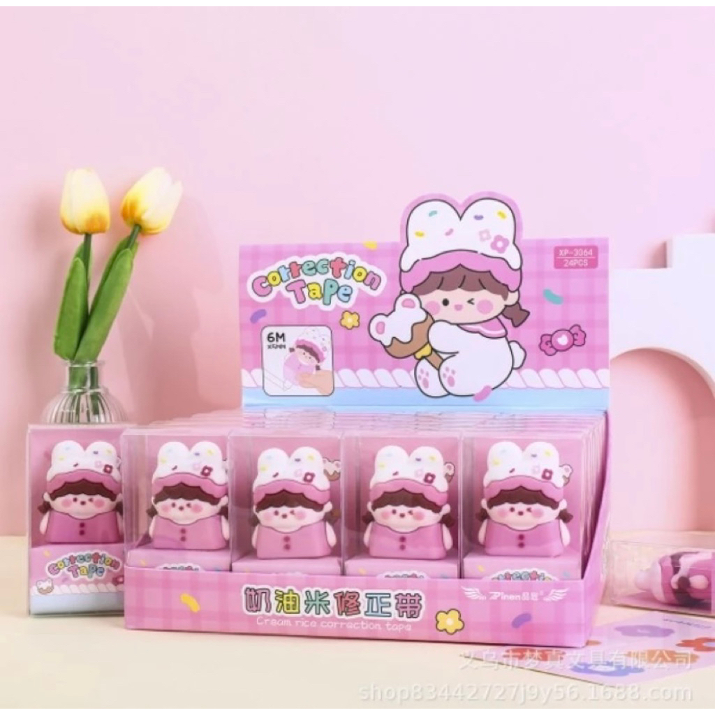Tipe X Kering Pinen Correction Tape Lucu