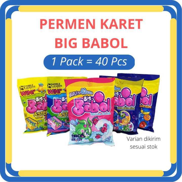 Big Babol Permen Karet Isi 40 Pcs - Aneka Rasa Buah