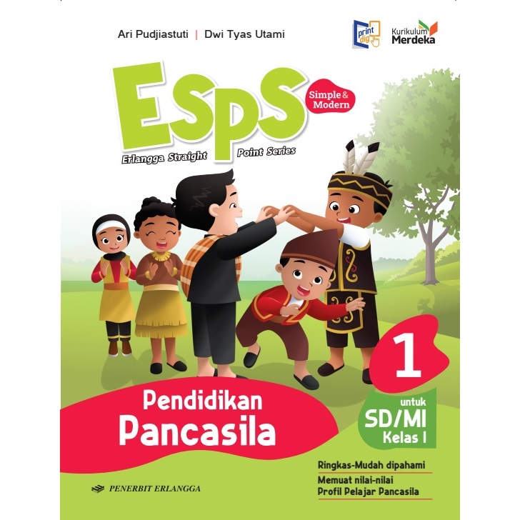 KELAS 1 ERLANGGA / BUKU ERLANGGA KELAS 1 SD/MI KURIKULUM MERDEKA