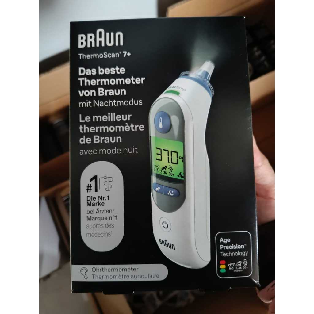 Braun IRT 6525 Termometer Telinga Infrared ThermoScan 7+