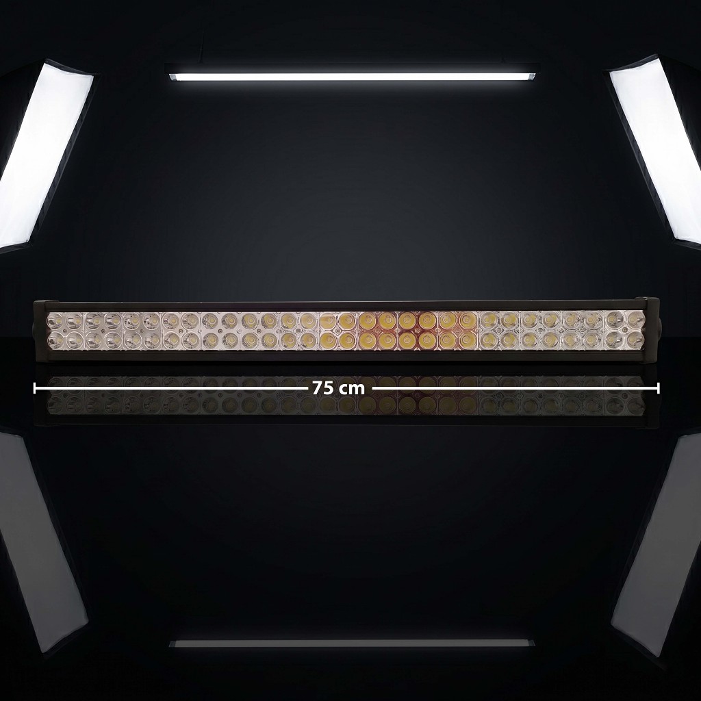 Lampu Sorot LED Bar Mobil Offroad Universal 75cm DC 12V Premium Quality Heavy Duty - Bergaransi