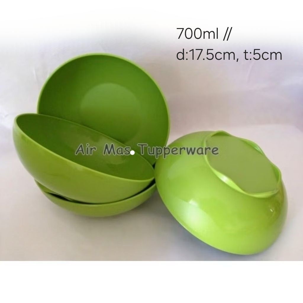 tupperware mangkok OH, ideal bowl harga untuk 4pcs