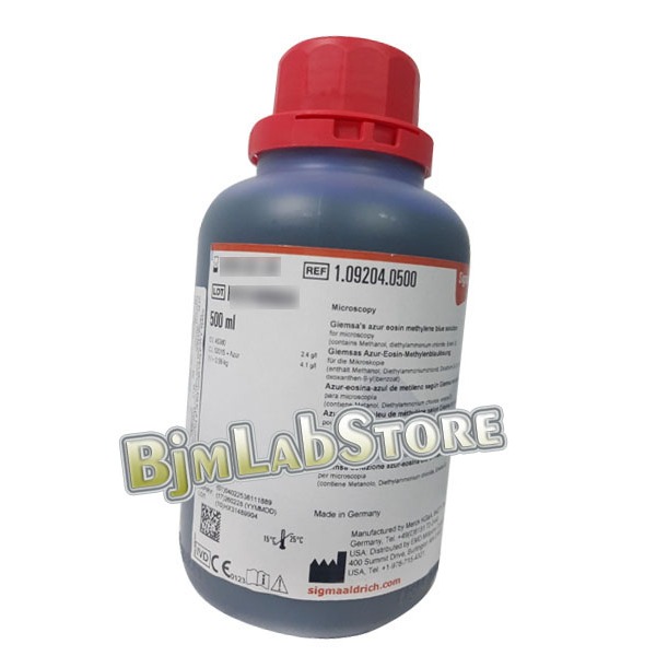1.09204.0500 Giemsa azur eosin methylene blue solution 500 ml Merck
