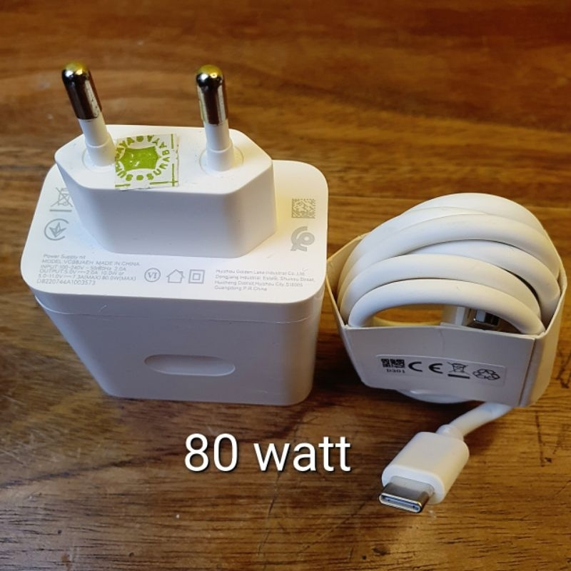 Charger OPPO 80W fast charging Kwalitas bagus Micro USB / Type-C 80Watt Fast Charging