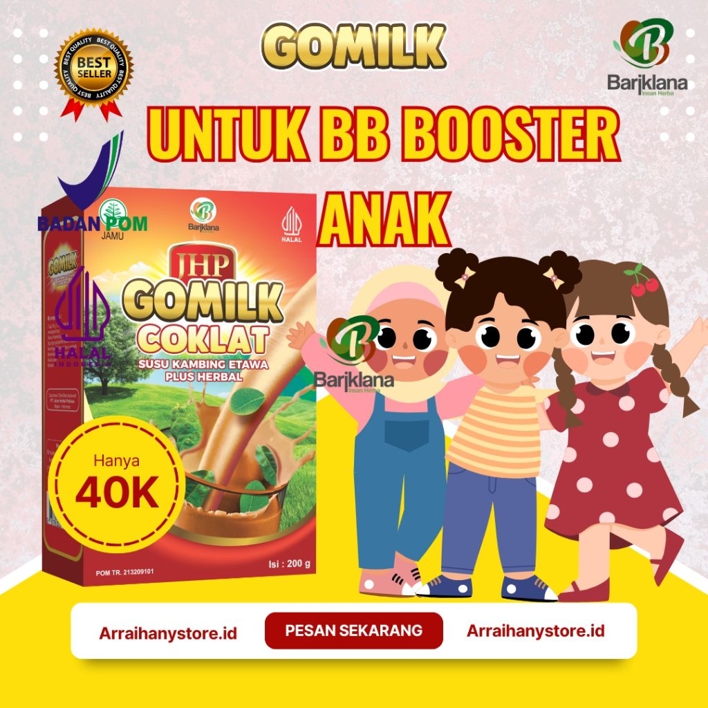 [FREE JAHE] SUSU GOMILK UNTUK BB BOOSTER ANAK