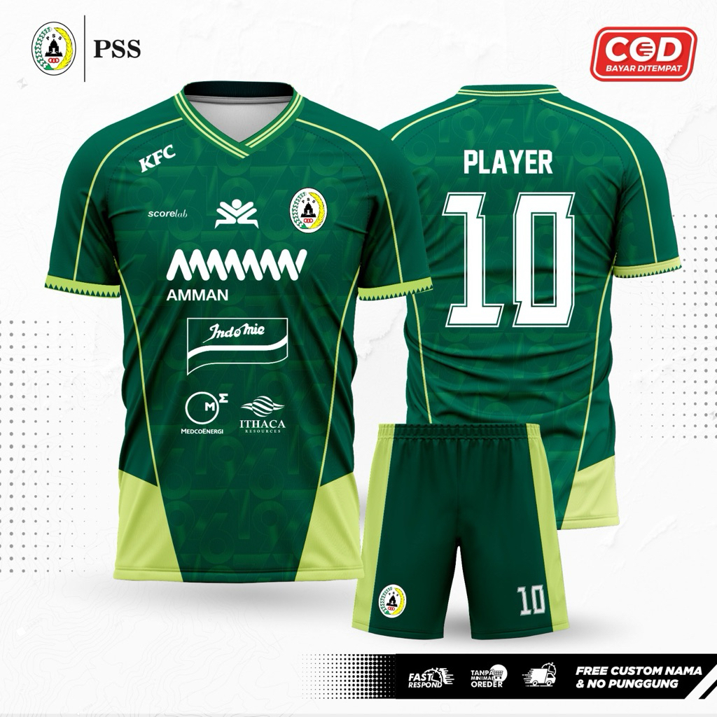 JERSEY PSS SLEMAN TERBARU 2025/2026 GRATIS TAMBAH NAMA DAN NOMER PUNGGUNG