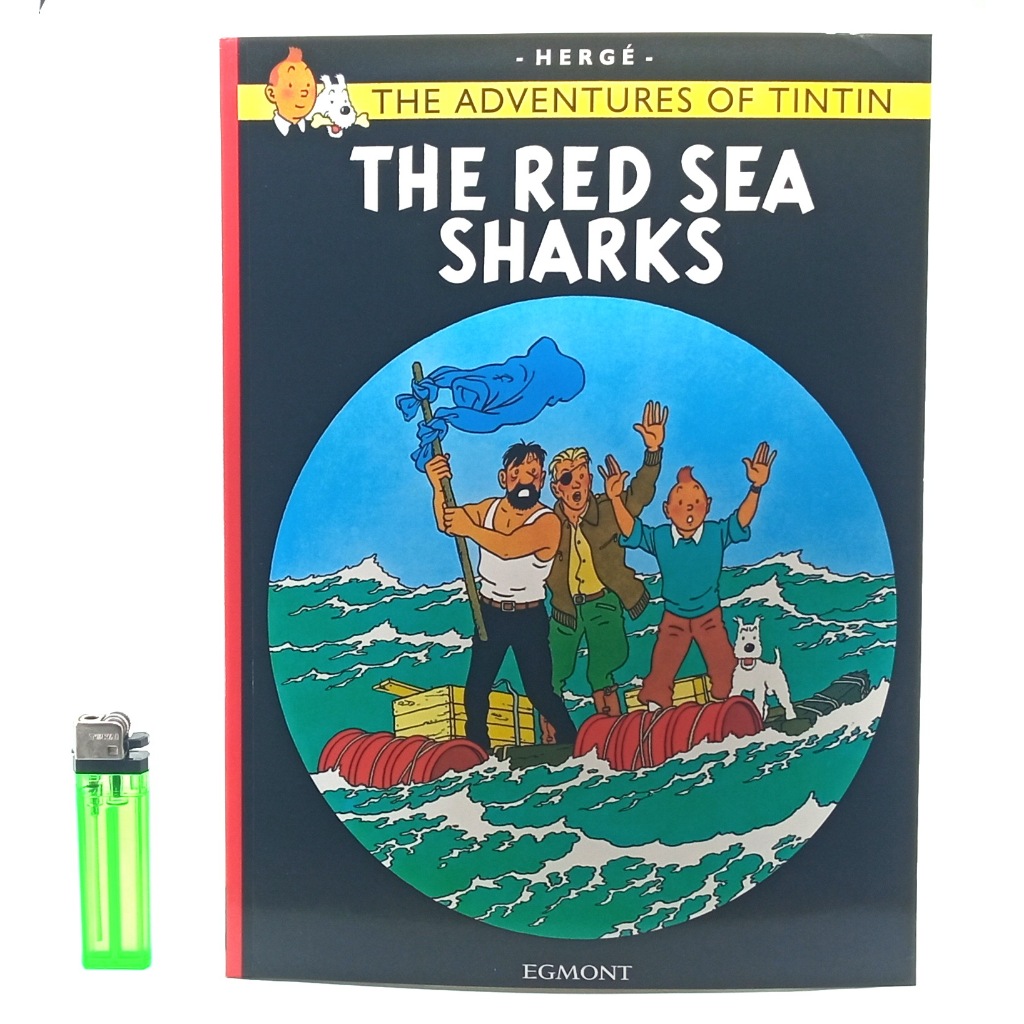 Komik Egmont Tintin The Red Sea Sharks Hiu Hiu Laut Merah Format Lebar Bahasa Inggris Original