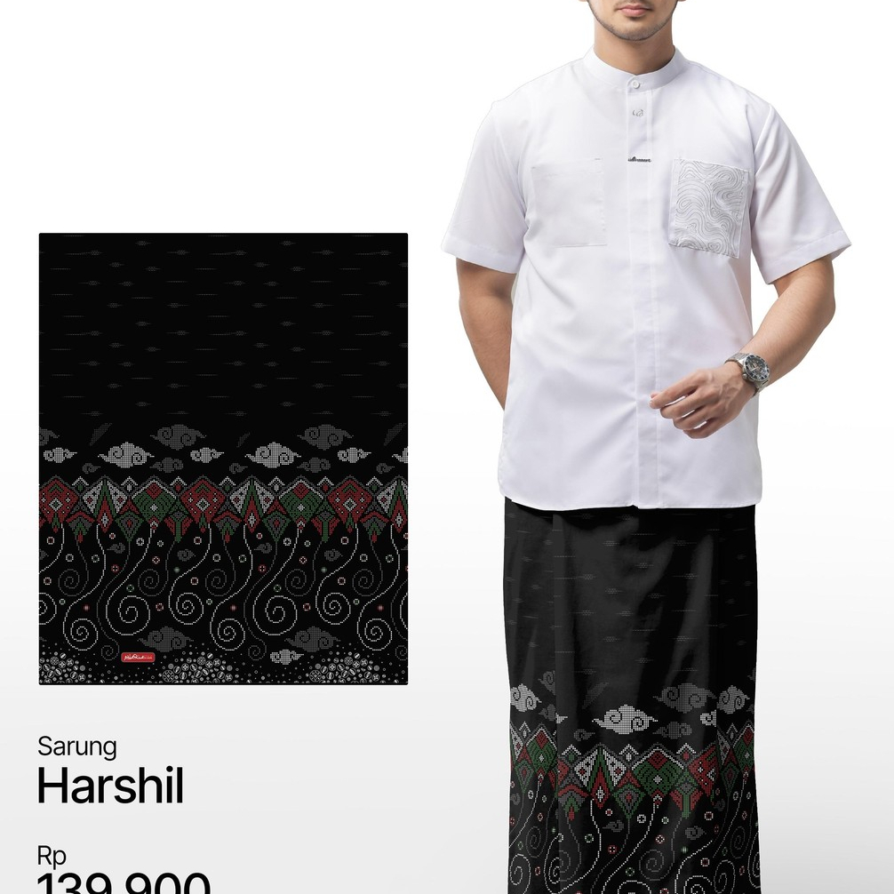 Sarung Palestine Style Harshil Koleksi Sarung Rabbani 2026