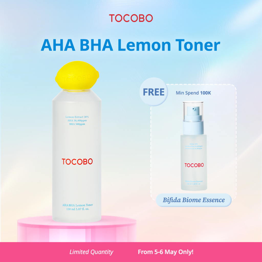 TOCOBO AHA BHA Lemon Toner 150ml (Exfoliating Toner)