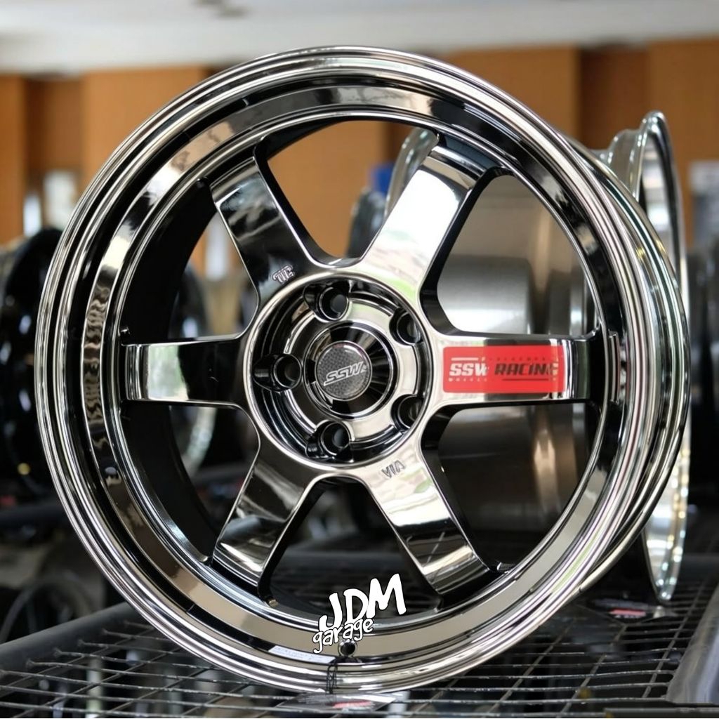 velg TE37V ORIGINAL SSW THAILAND r18 lebar 8,5 pcd 5x114,3 ET 40 velg mobil ring 18 pnp mobil r16 re
