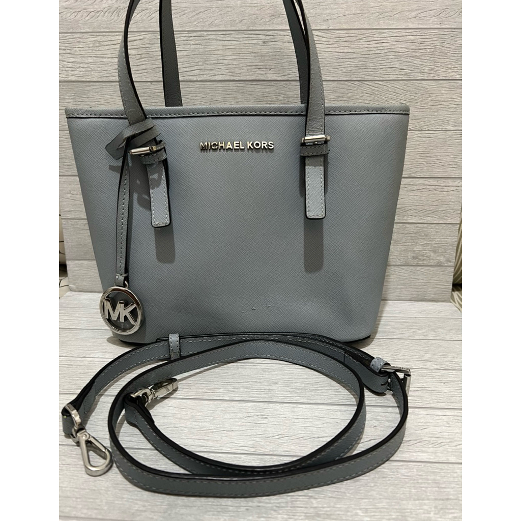 Tas MK Tote Baby Blue Preloved Second