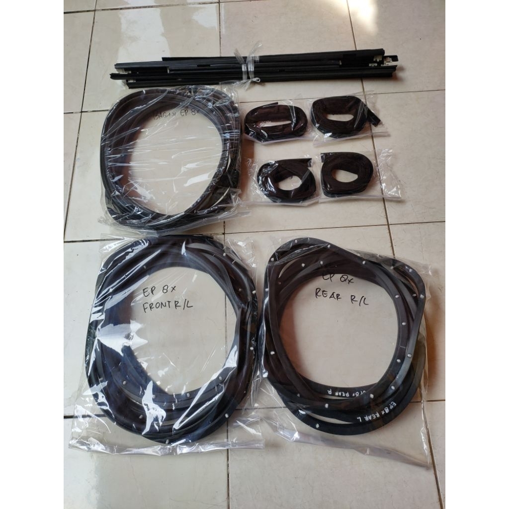 paket komplit karet2 starlet kotak + karet atap