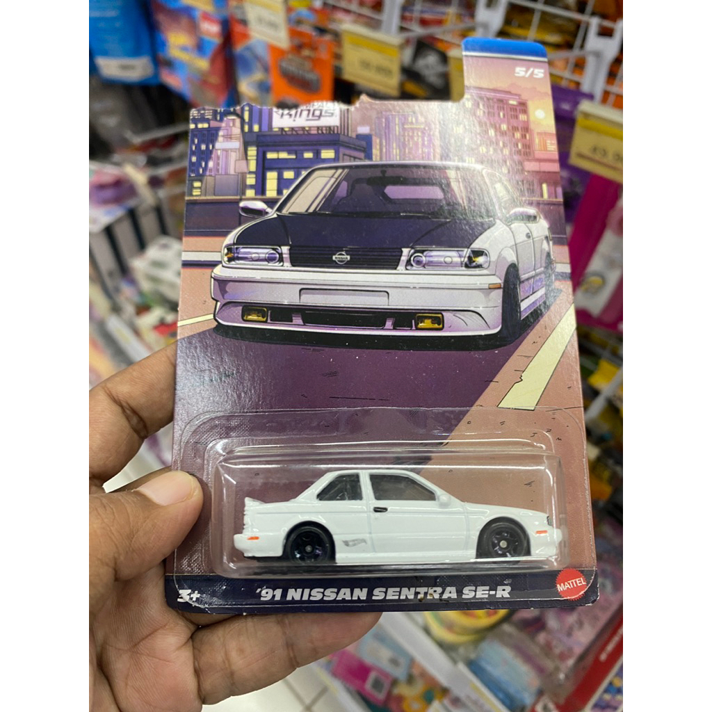 hotwheels mobil mainan 91 nissan sentra se-r
