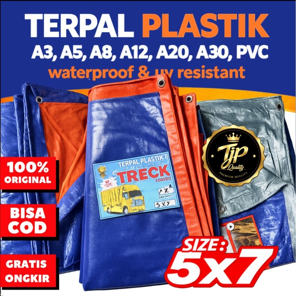 Jual Terpal Plastik Ketebalan Lengkap A3/A5/A8/A12/A15/A20/A30/PVC Terpal Serba Guna Tahan Air & Pan