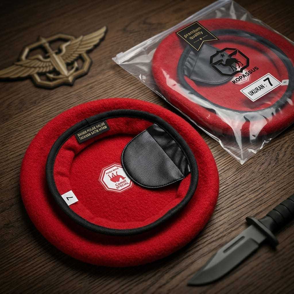 Baret Camel - Baret Merah Kopasus