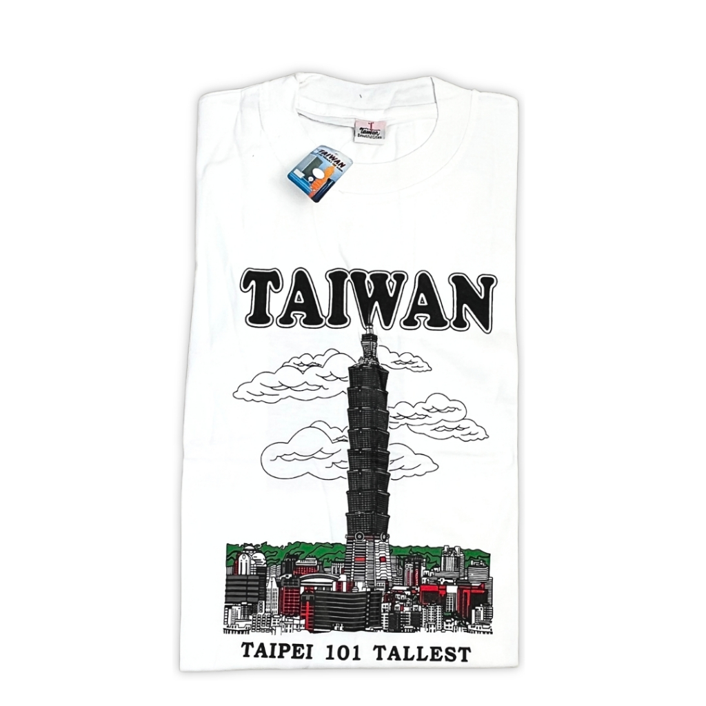 Souvenir kaos Taipei 101 tallest dari negara Taiwan