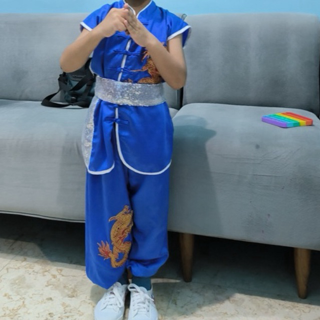 Preloved baju wushu anak laki laki