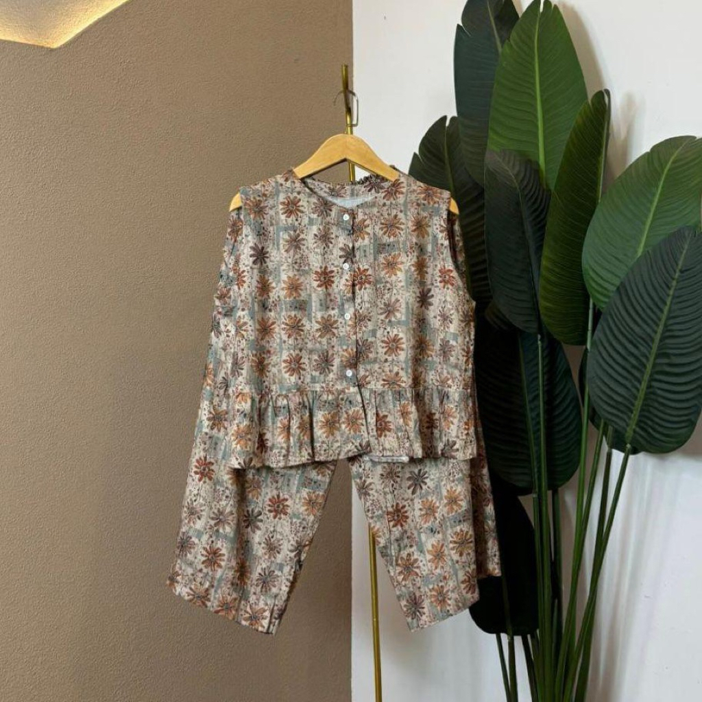 Amirah Set Celana Kulot Rayon Viscose/Outer/Daster busui