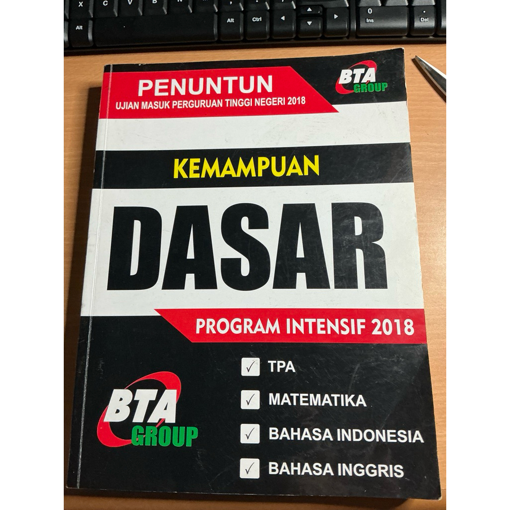 Buku Penuntun Kemampuan Dasar BTA Group - Program Intensif 2018