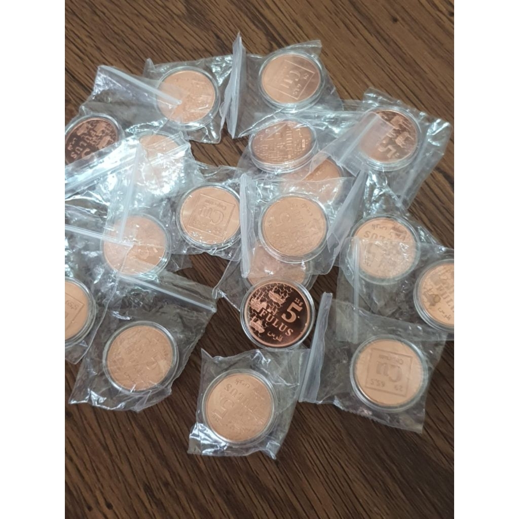 Copper fulus 5 ( 11 gram ) Tembaga kadar murni 99.9