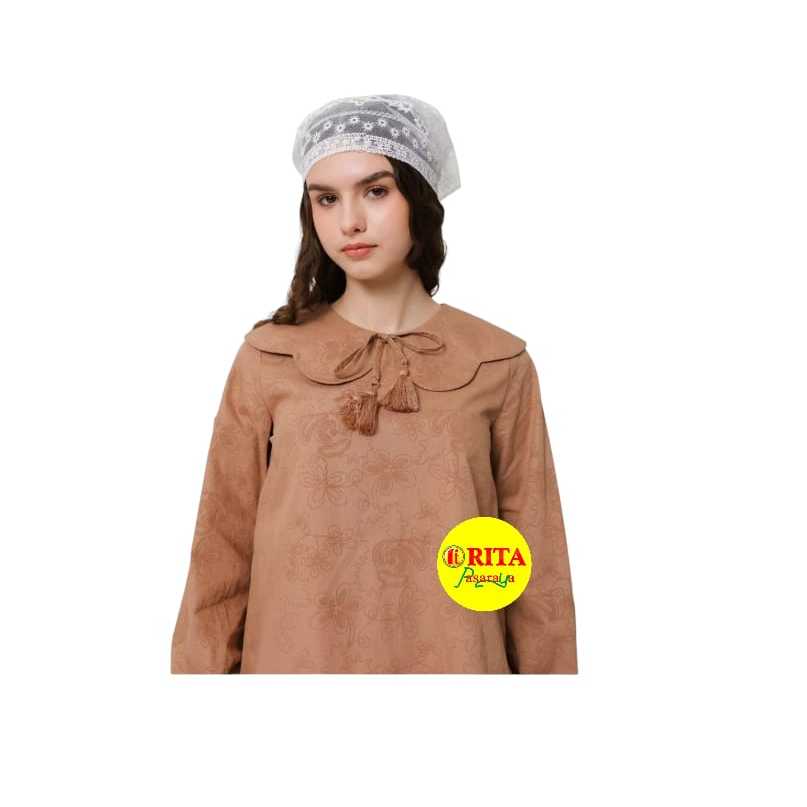 Exit Atasan Blouse Wanita Motif Bunga