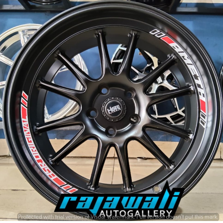 Velg Mobil HSR Ring 18 Rata Fender Velg Mobil Innova Zenix Reborn CRV Ring 18 Tipe Ameth