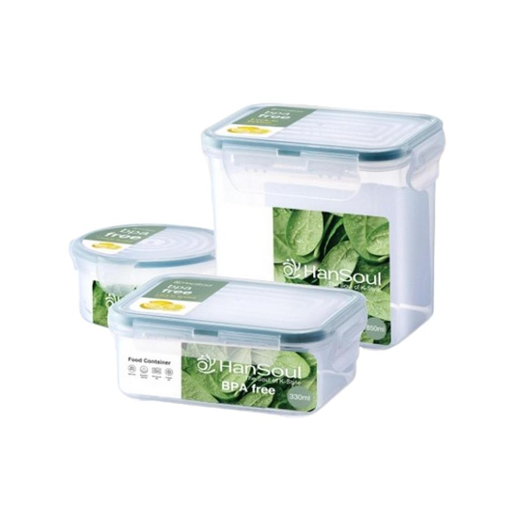 HanSoul Food Container with Lock in, Practical, and Higienic System