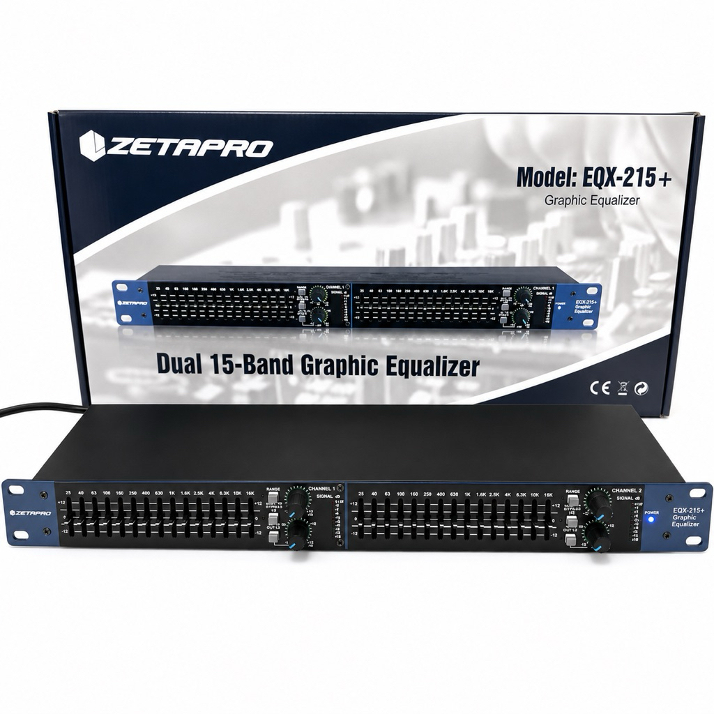 Equalizer Zetapro EQX 215+ EQX215+ Plus Subwoofer