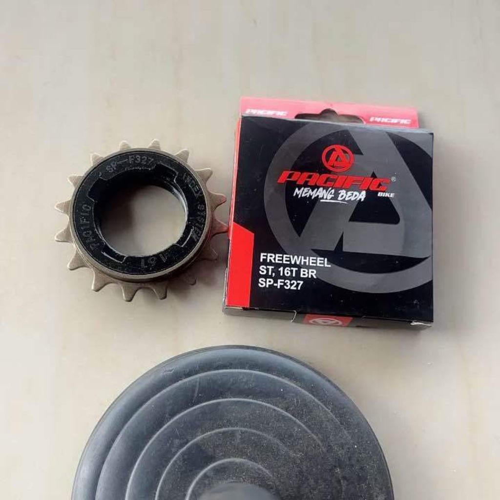 FREEWHELL SEPEDA PASIFIC JANGKRIK 16T SINGLE SPEED/BUNYI KERAS UNTUK BMX/MINI