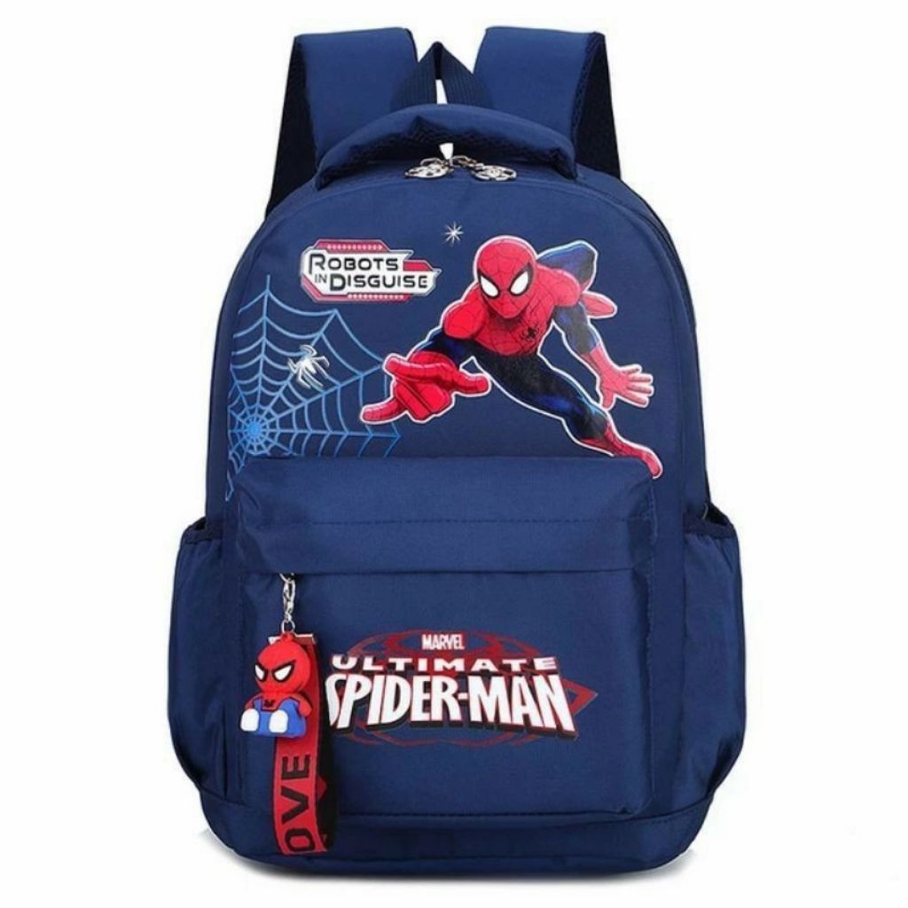 Tas Anak Sekolah Laki-laki Karakter Spiderman SD TK Tas Ransel Anak Sekolah Tas Spiderman