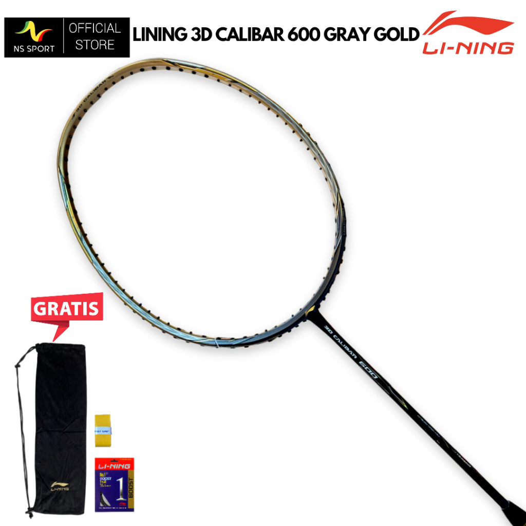 Raket Badminton Lining 3D Calibar 600