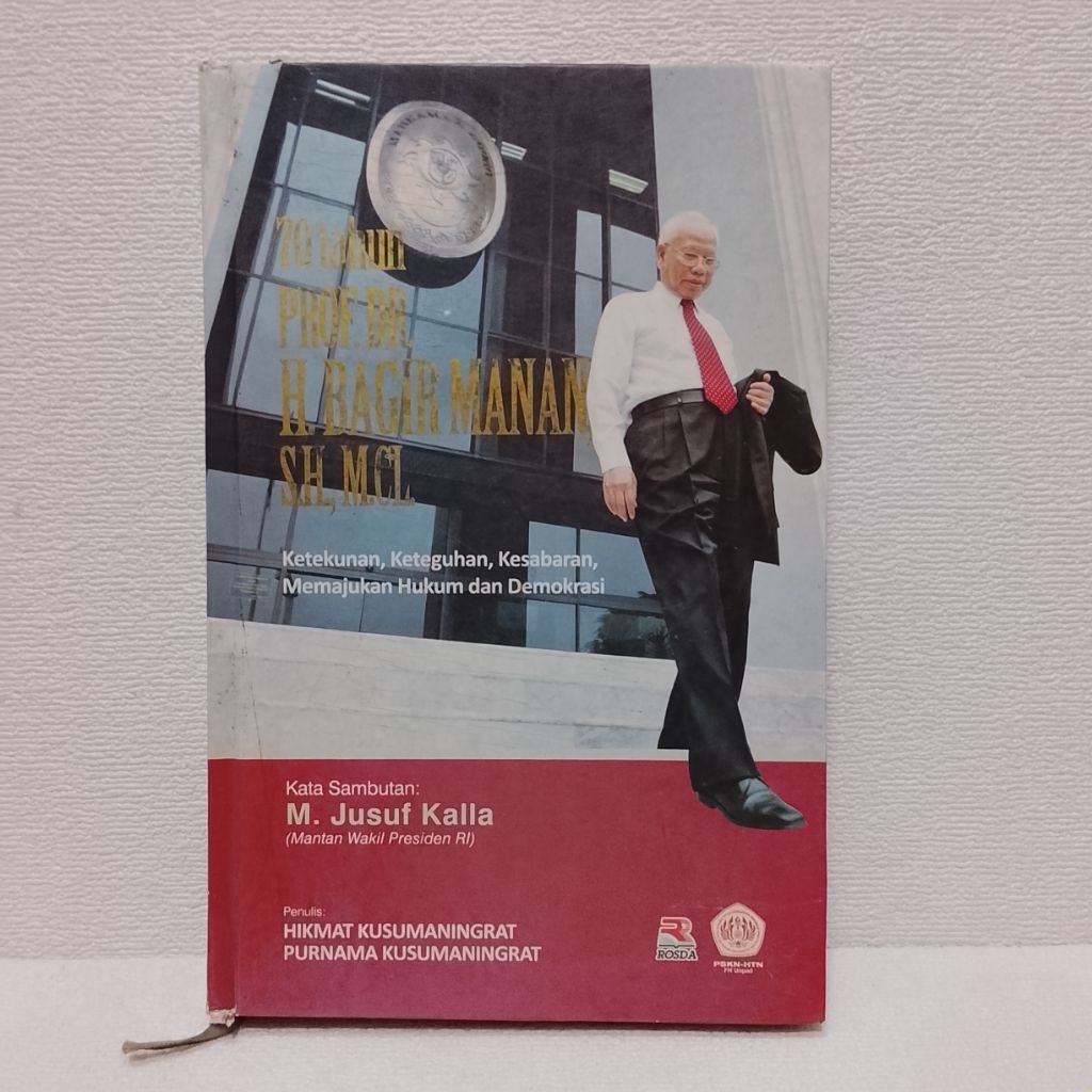 Buku Asli 70 tahun PROF BAGIR MANAN