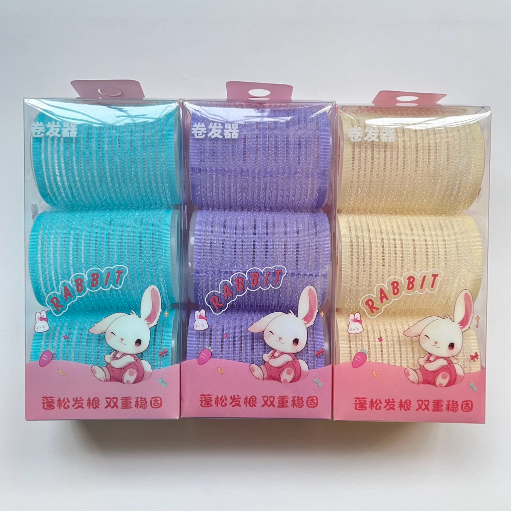 HAIR VOLUME ROLLER BESAR ISI 3 PCS ROLL RAMBUT VOLUME UKURAN BESAR UNTUK PONI RAMBUT