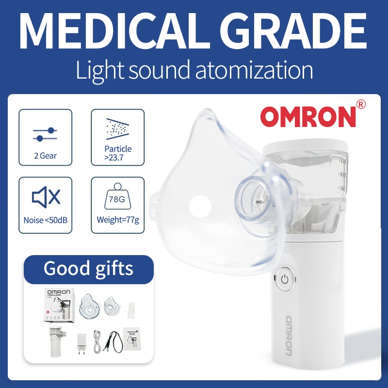 OMRON Nebulizer Portable alat Nebulizer Anak Vapor Asthma Inhaler Terapi Pernafasan Nebulizer Asma /