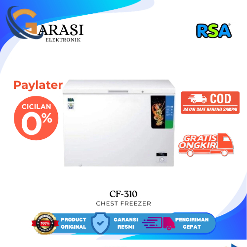 RSA CF-310 Chest Freezer CF 310 Freezer Box 310 liter