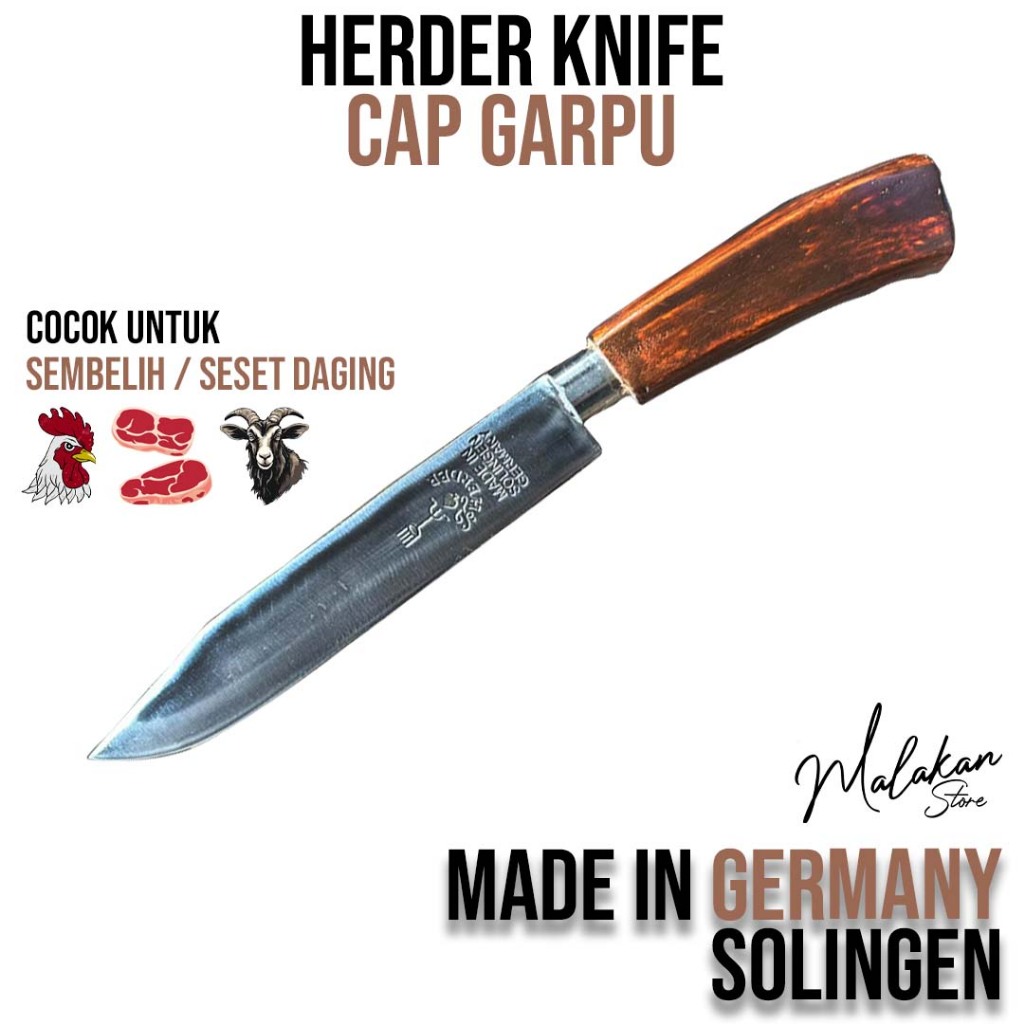Pisau Herder made in Germany Lokal