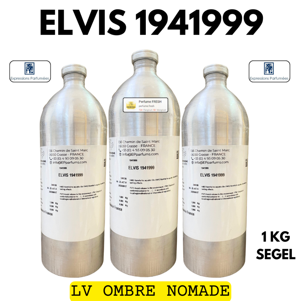 Bibit Parfum NOMADE ( ELVIS ) 1 KG SEGEL Alumunium EXPRESSIONS