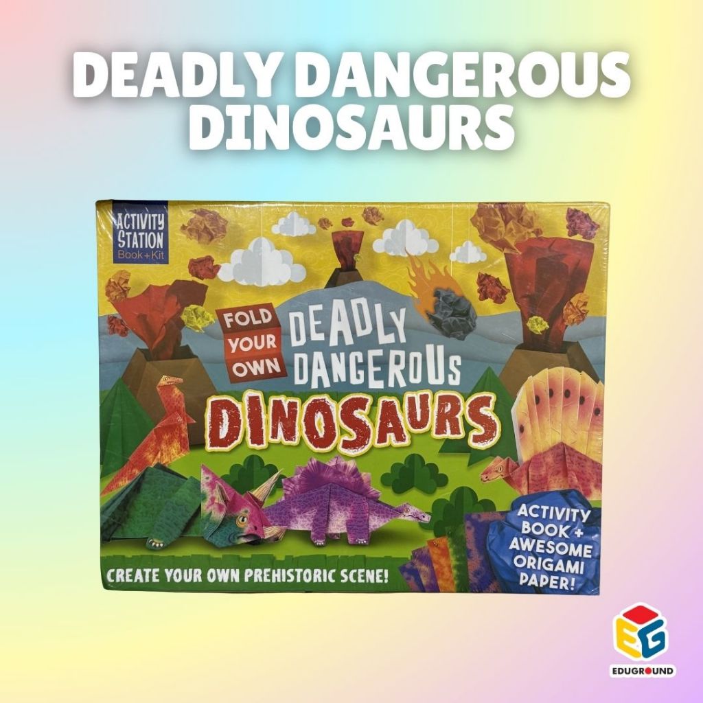 Deadly Dangerous Dinosaurs - Fold Your Own Dinosaurs activity book