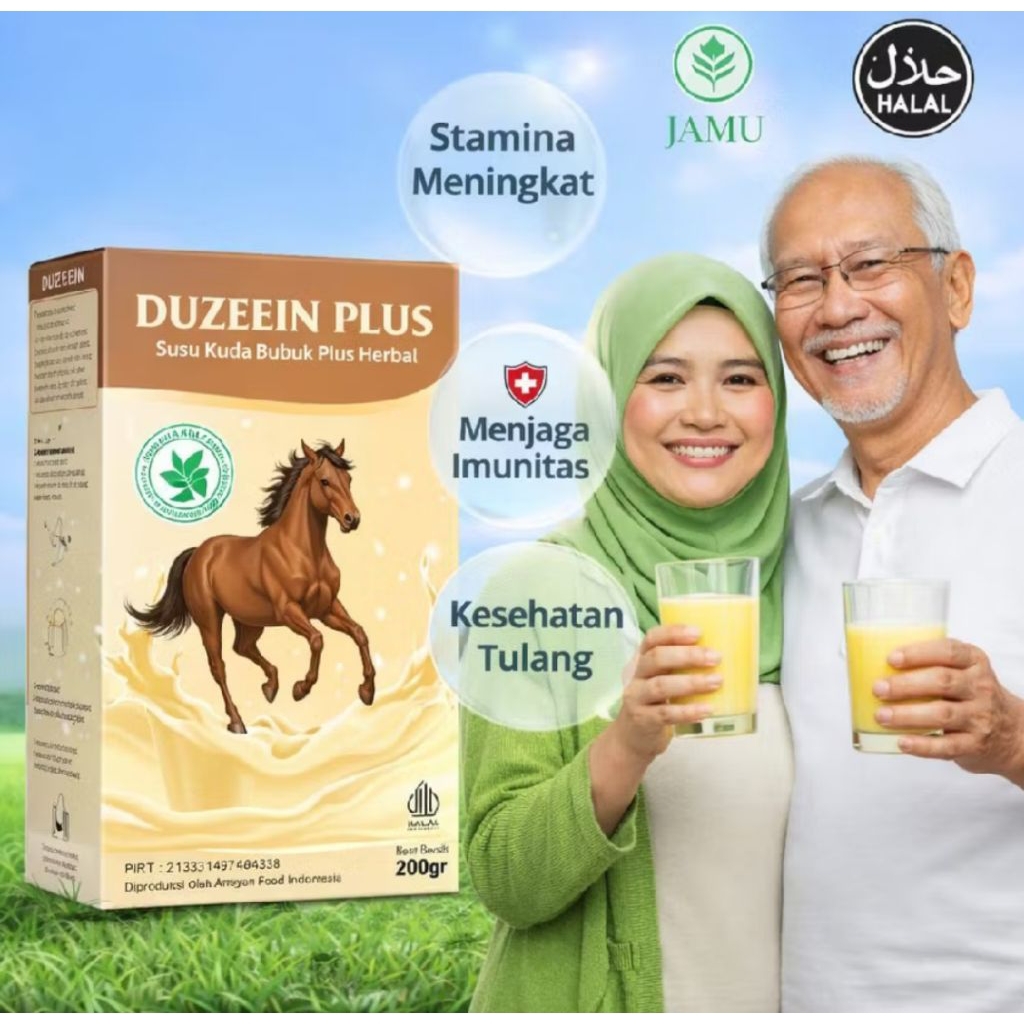 susu kuda duzeein plus membantu mengatasi masalah nyeri sendi dan tulang kesemutan saraf kejepit peg