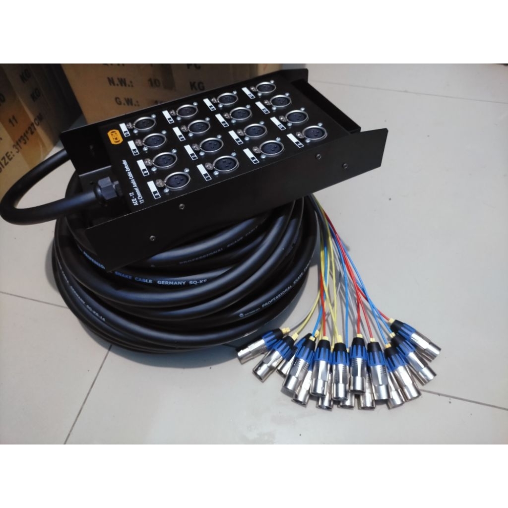 snake soundqueen 16 channel 15meter snake SQ ks16