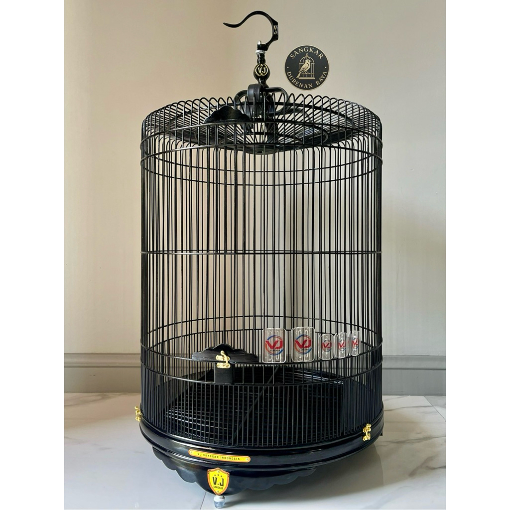 SANGKAR MURAI TEBOK KAYU VJ SANGKAR ( FREE PACKING KAYU)