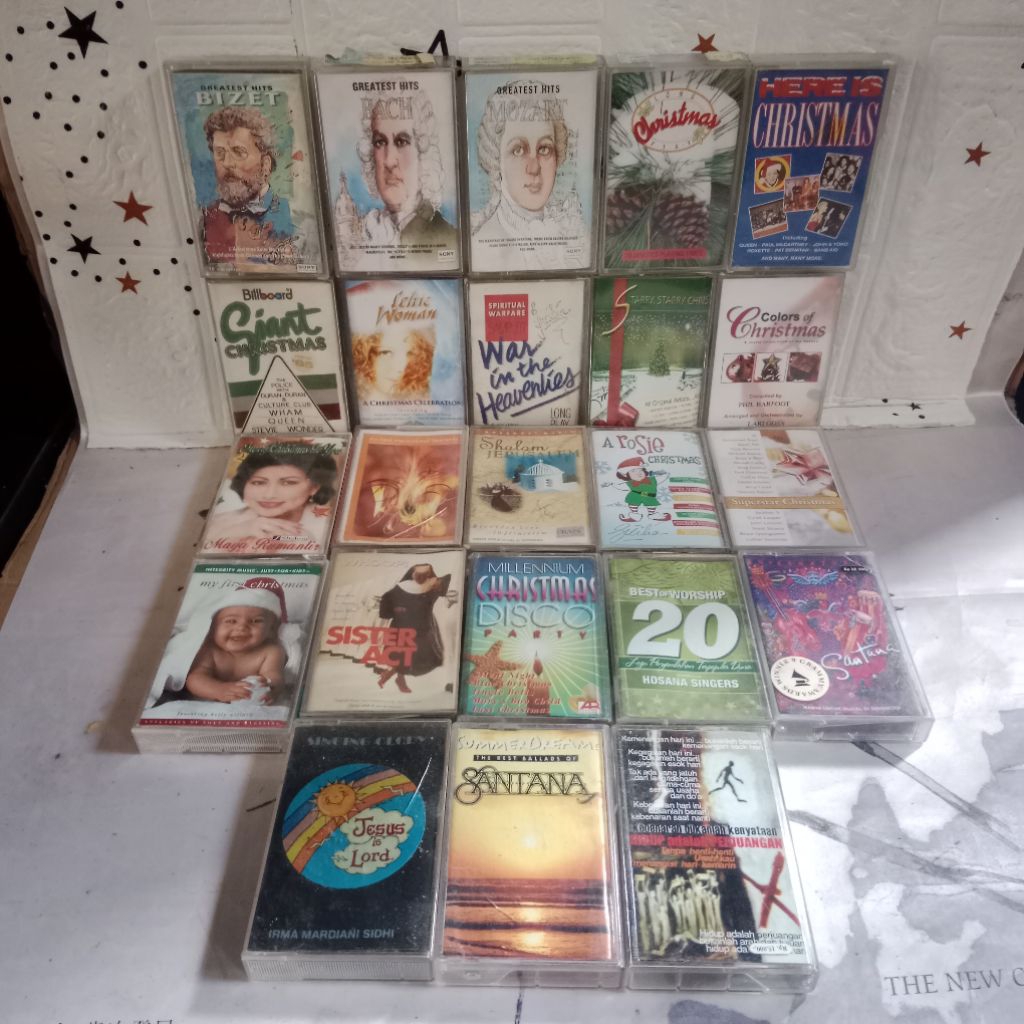 KASET PITA TAPE ORIGINAL LAGU ROHANI BARAT