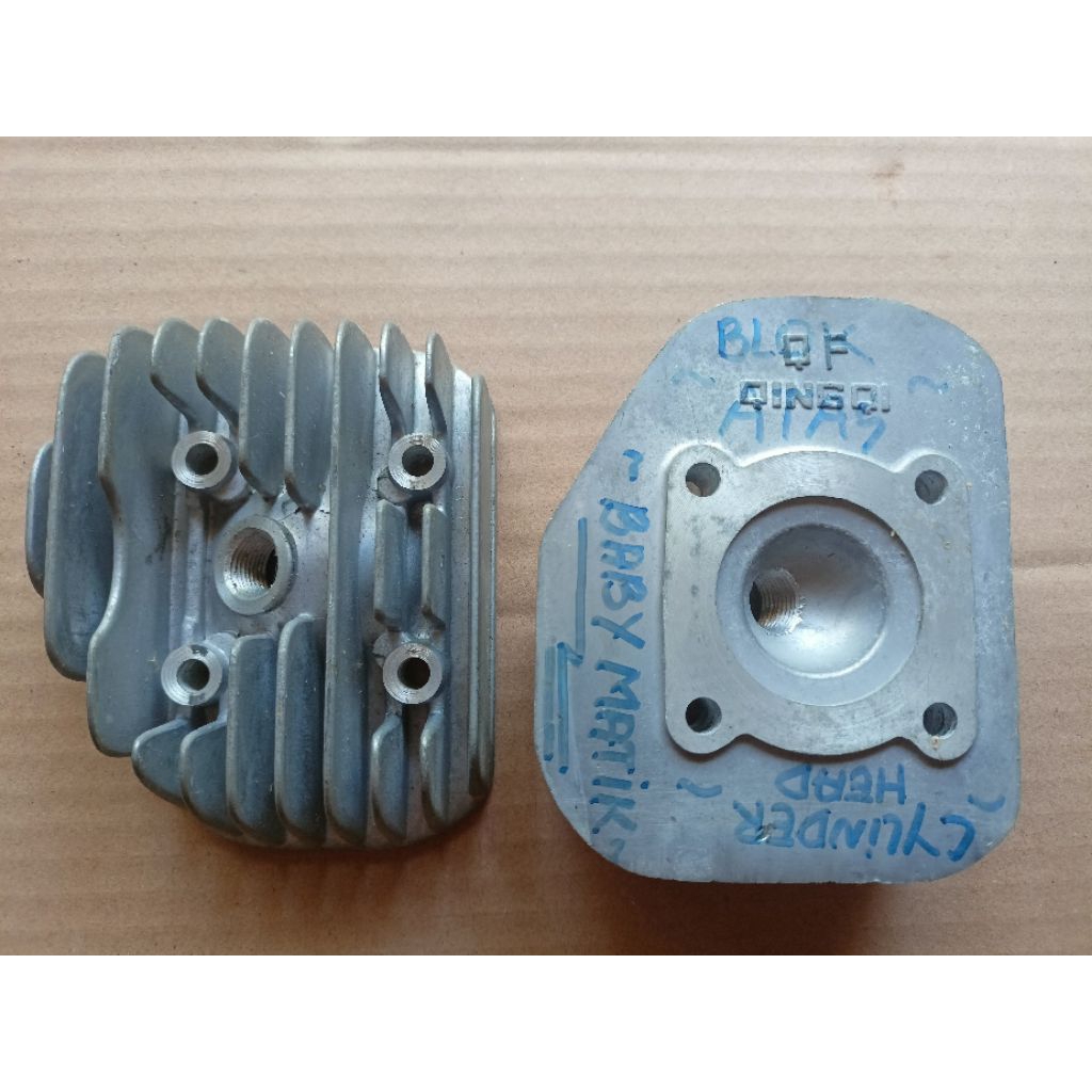 Silinder head QINGQY BABY MATIC 50CC HEAD MESIN VIVA QINGQI BABY MATIC 50CC