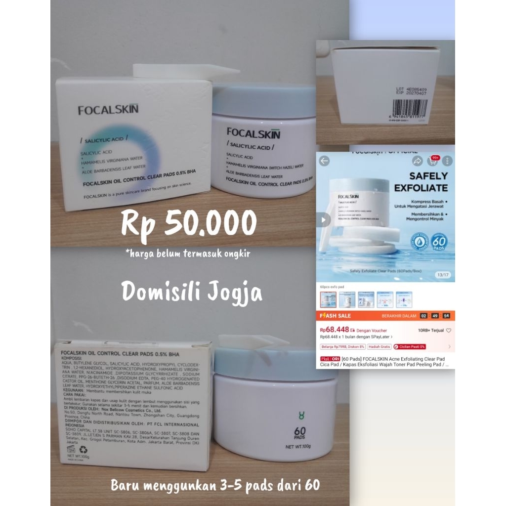 PrelovedFocalskinExfoliatingPadExp2027