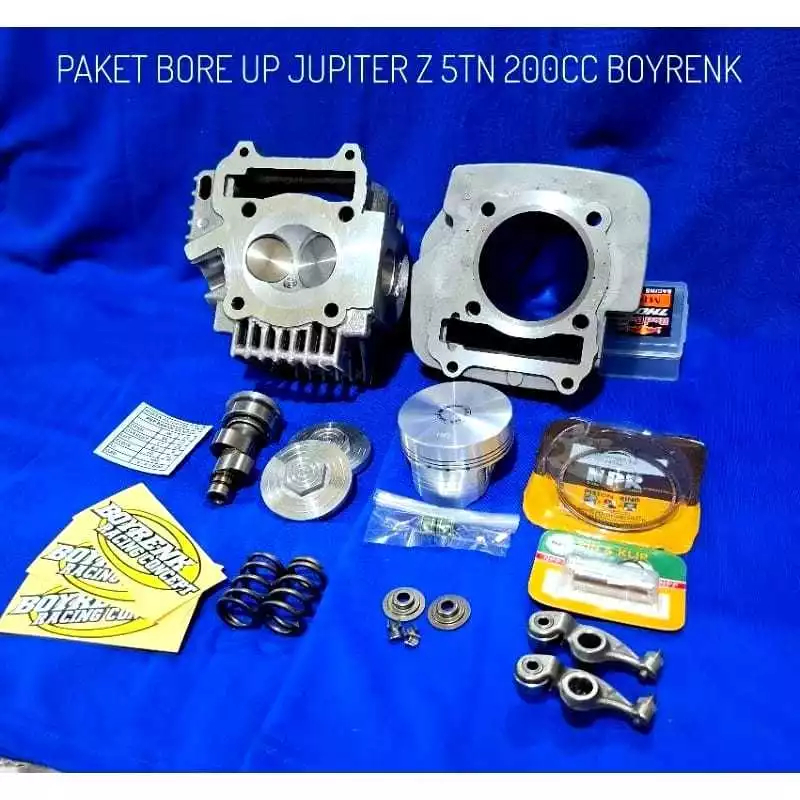 PAKET BORE UP JUPITER Z VEGA R NEW 5TN 5TP 200CC - BOYRENK RACING