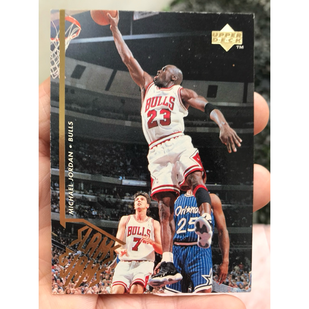 KARTU BASKET MICHAEL JORDAN NBA SLAM JAM UPPER DECK 1995
