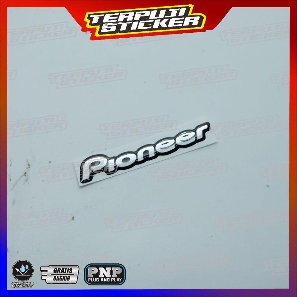 emblem timbul PIONEER SPEAKER AUDIO MOBIL/SPEAKER PIONEER LOGO SPEAKER AUDIO MOBIL