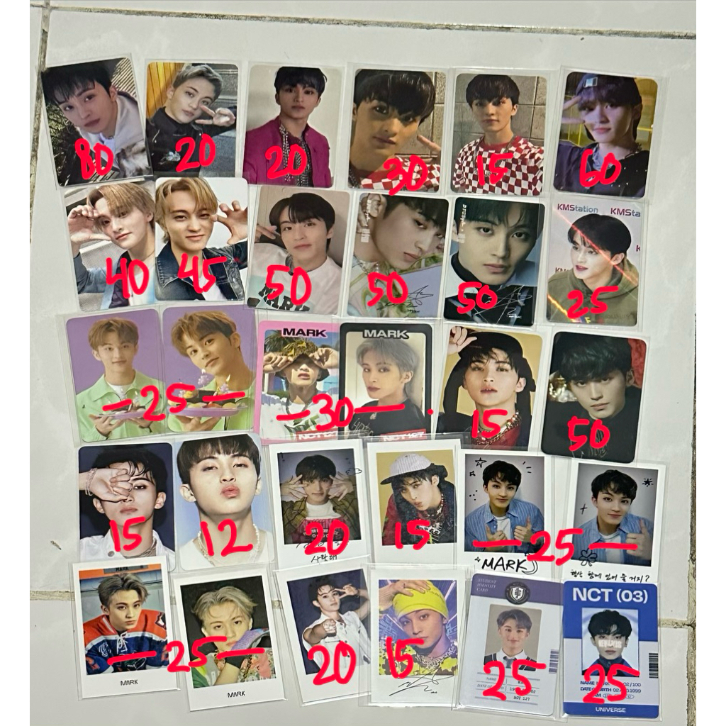 Photocard pc Mark Lee