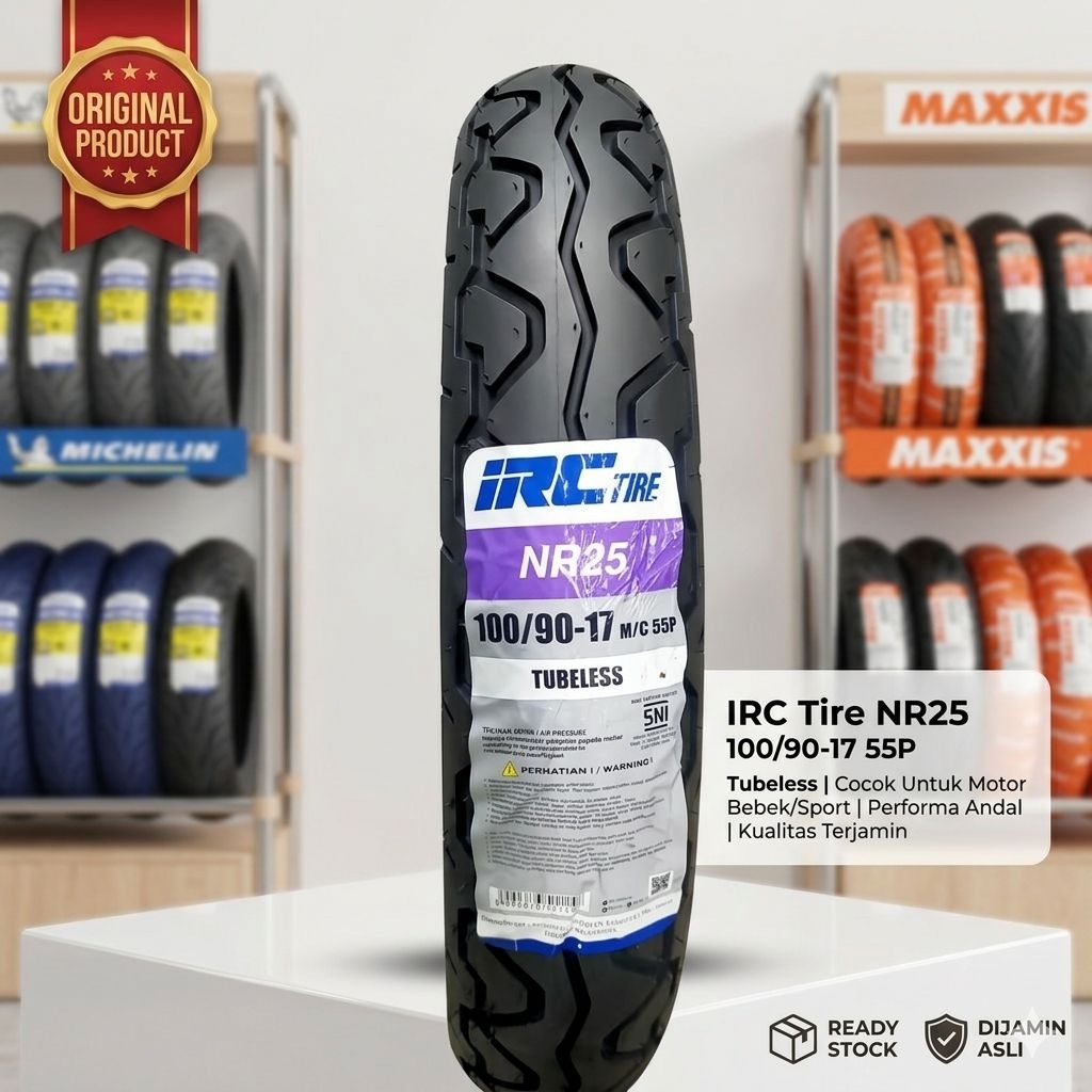 IRC 100/90-17 NR25 TUBLESS