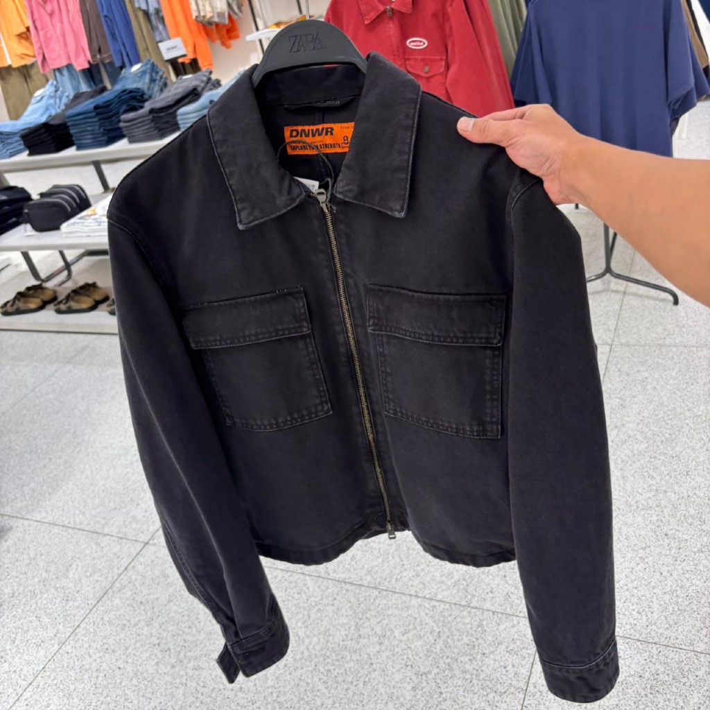 Jastipp. Jacket Denim Zipper Zara (Man)